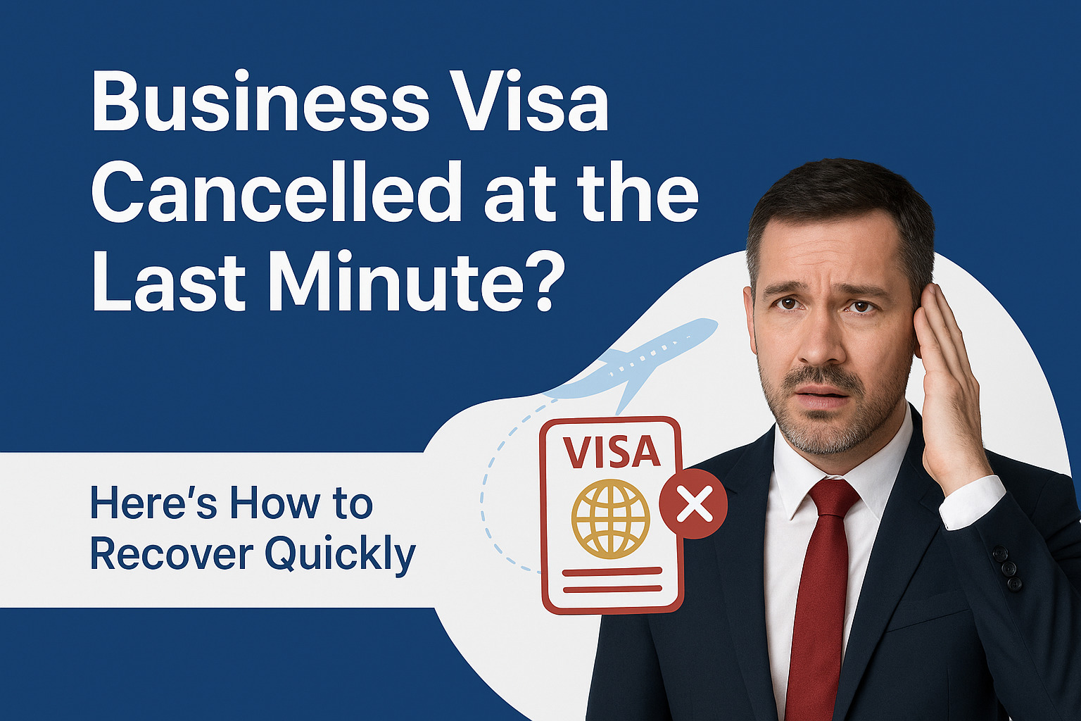 Business Visa Cancelled at the Last Minute